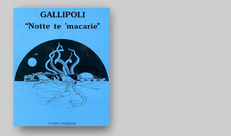 GALLIPOLI "Notte te 'macarie"